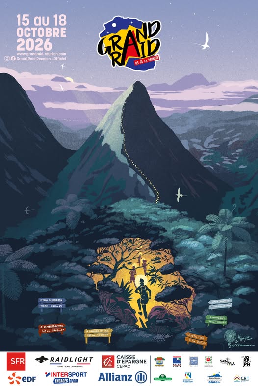 AFFICHE GRAND RAID REUNION 2026
